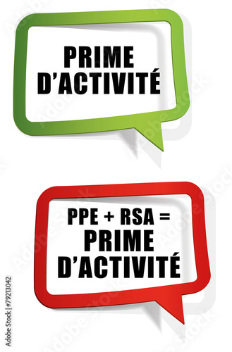 prime d'activité - RSA