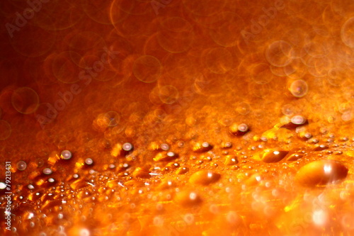 orange golden background blur bokeh texture drops