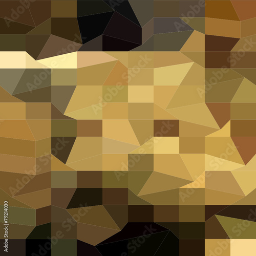 Brown Crowd Low Polygon Background