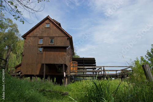 Old Wooden Water Mill