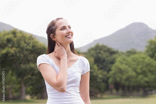 Young woman in the park