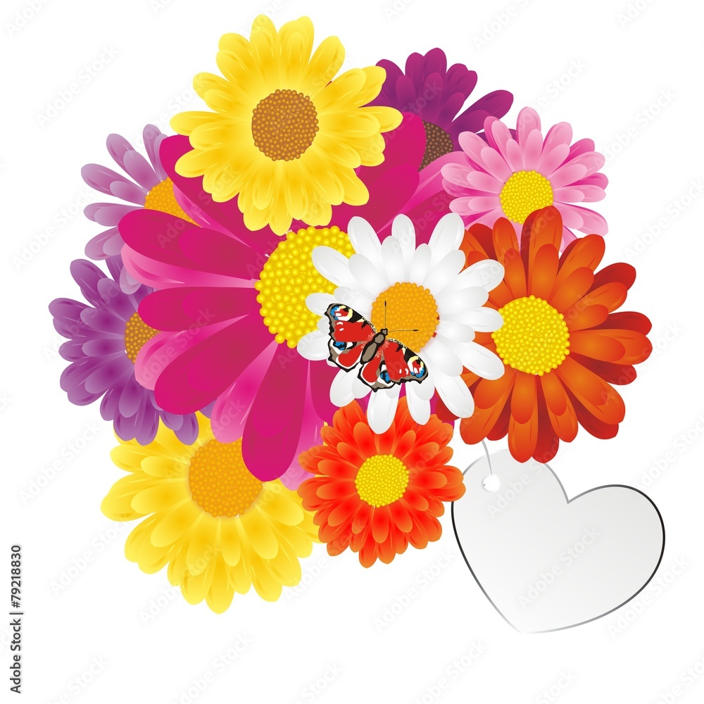 Hintergrund mit Blumen Hintergrund mit Blumen
