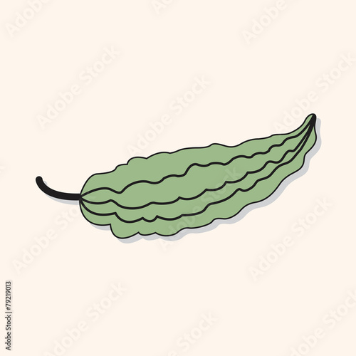 vegetable theme bitter elements vector,eps