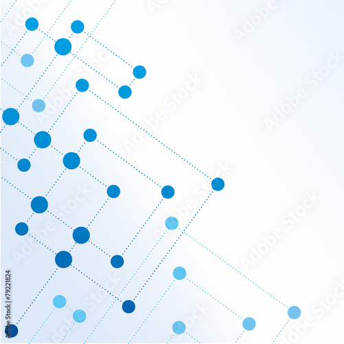 Network color technology communication background