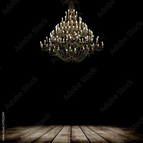 dark chandelier