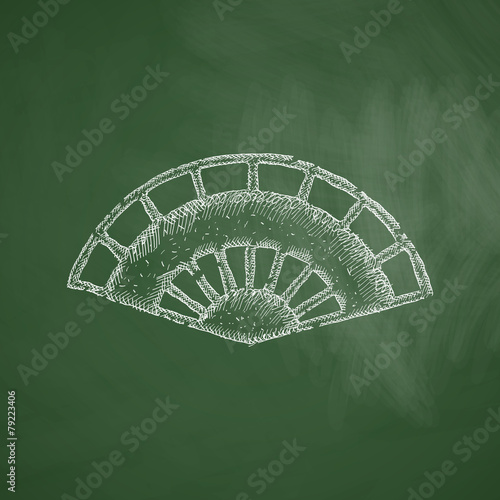 folding fan icon