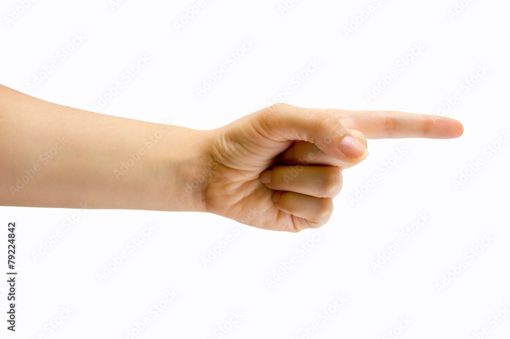 your finger shows us the way your finger shows us the way