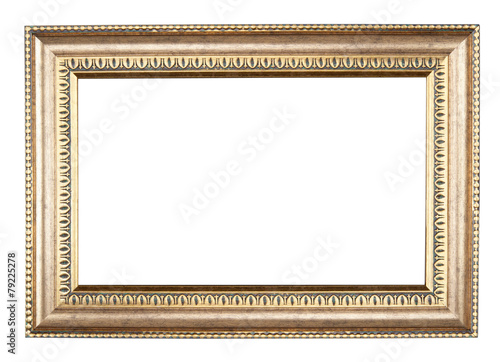 Vintage frame isolated on white background