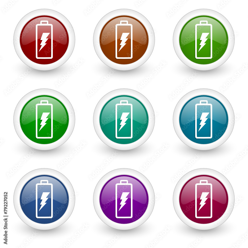 battery vector icon set battery vector icon set