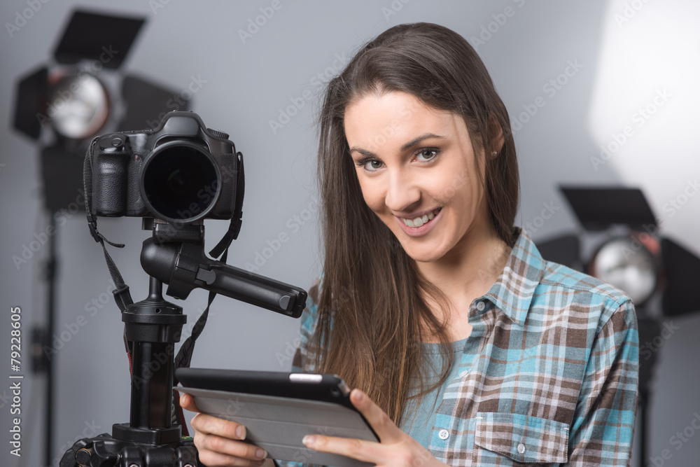 Young photographer portrait Young photographer portrait