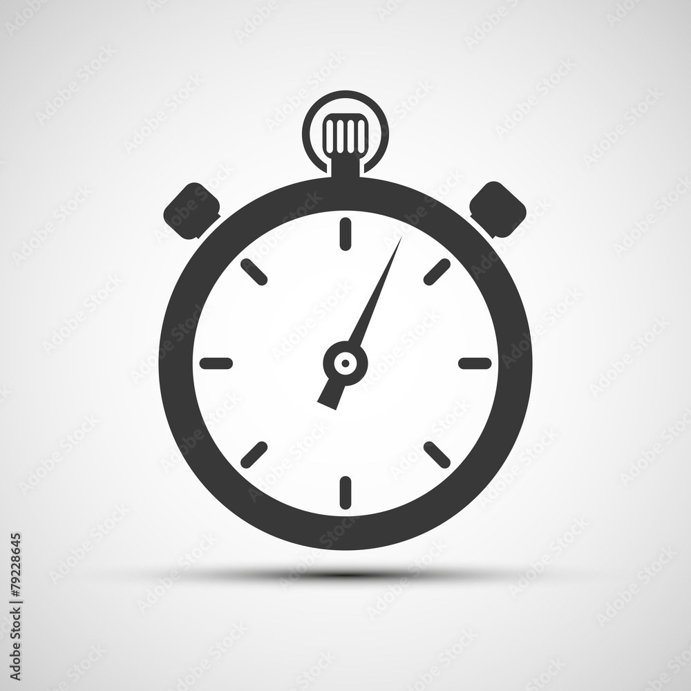Vector icons of sports stopwatch Vector icons of sports stopwatch