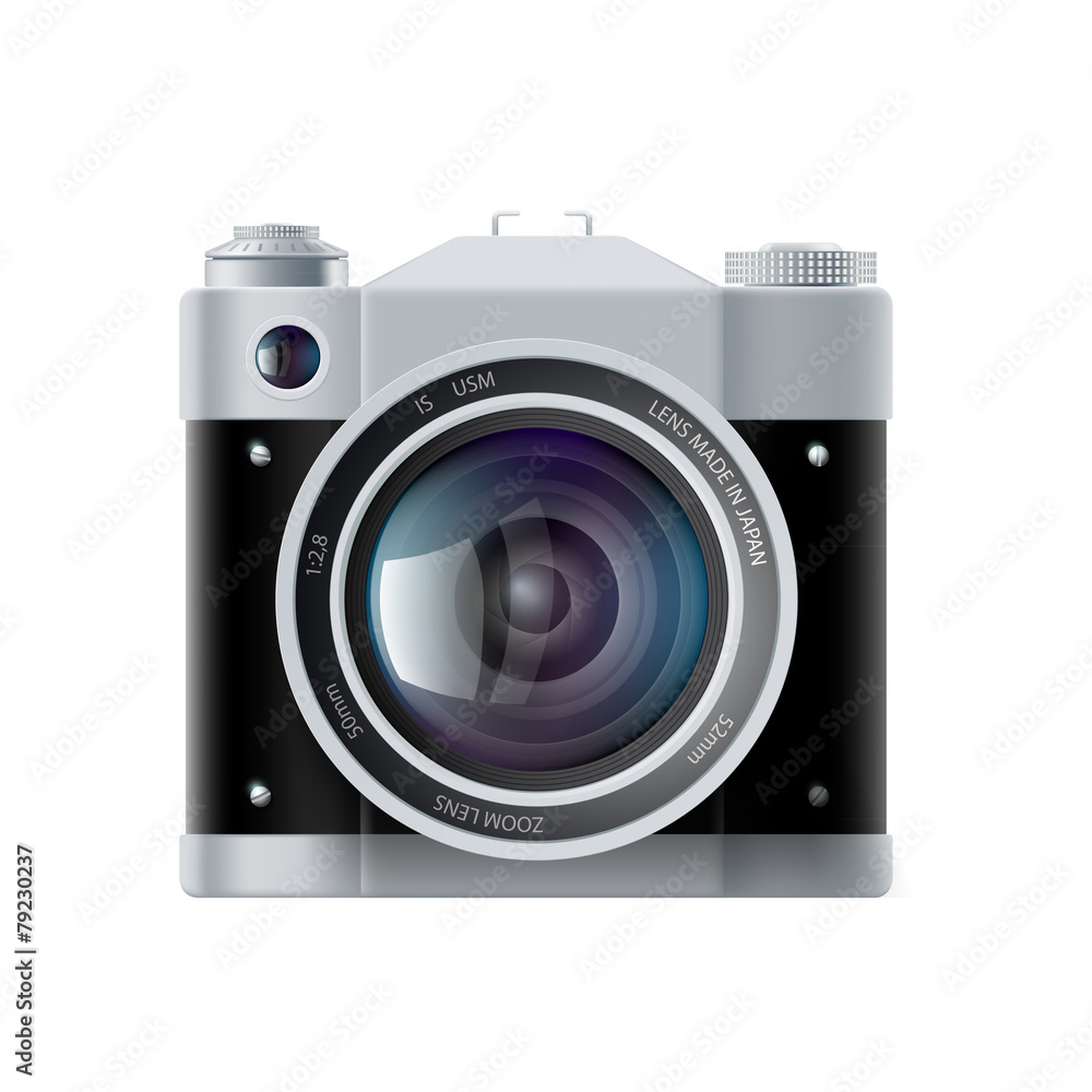 icon analog film camera isolated on white background icon analog film camera isolated on white background