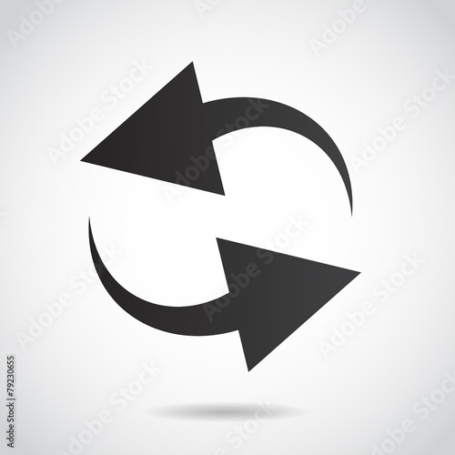 Arrow vector icon.