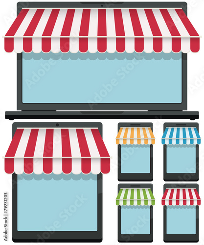 online shopping concept