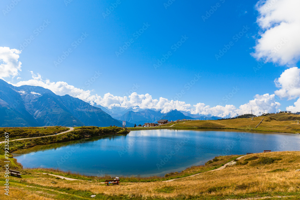 Bettmersee (Lake) in Valais