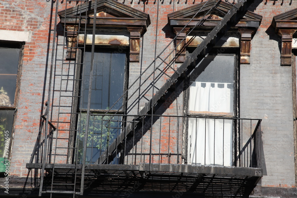 NYC - windows and old stairways