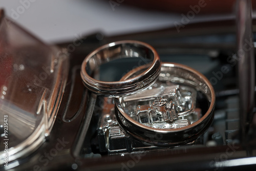 engaging rings on toy car