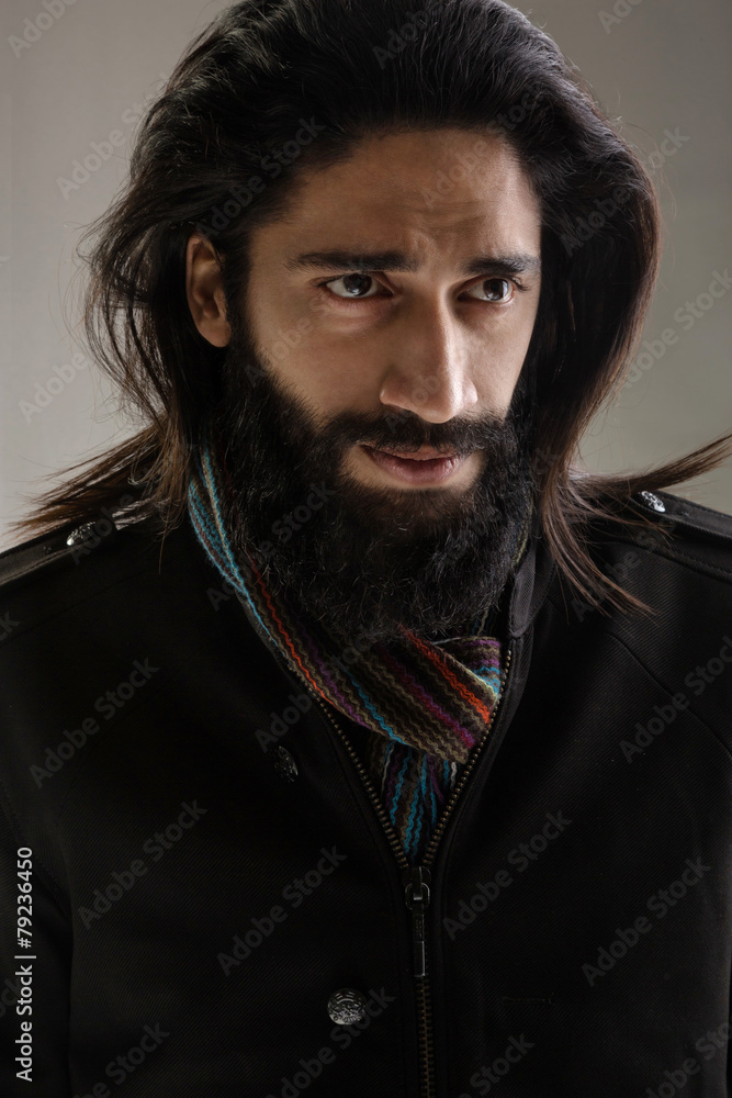 Portrait of elegant young man wearing coat Portrait of elegant young man wearing coat