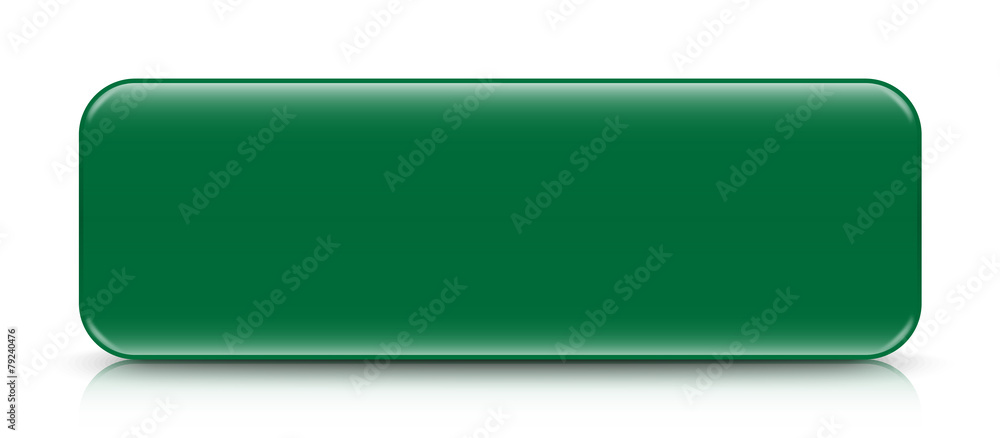 long green button template with reflection long green button template with reflection