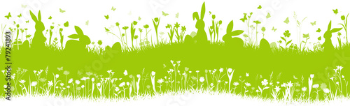 Ostern Osterkarte Ostermotiv Hintergrund Vektor Panorama
