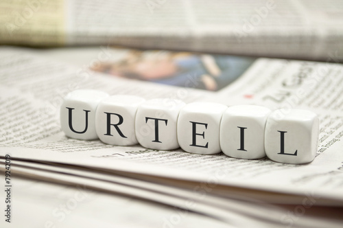 Würfel mit URTEIL