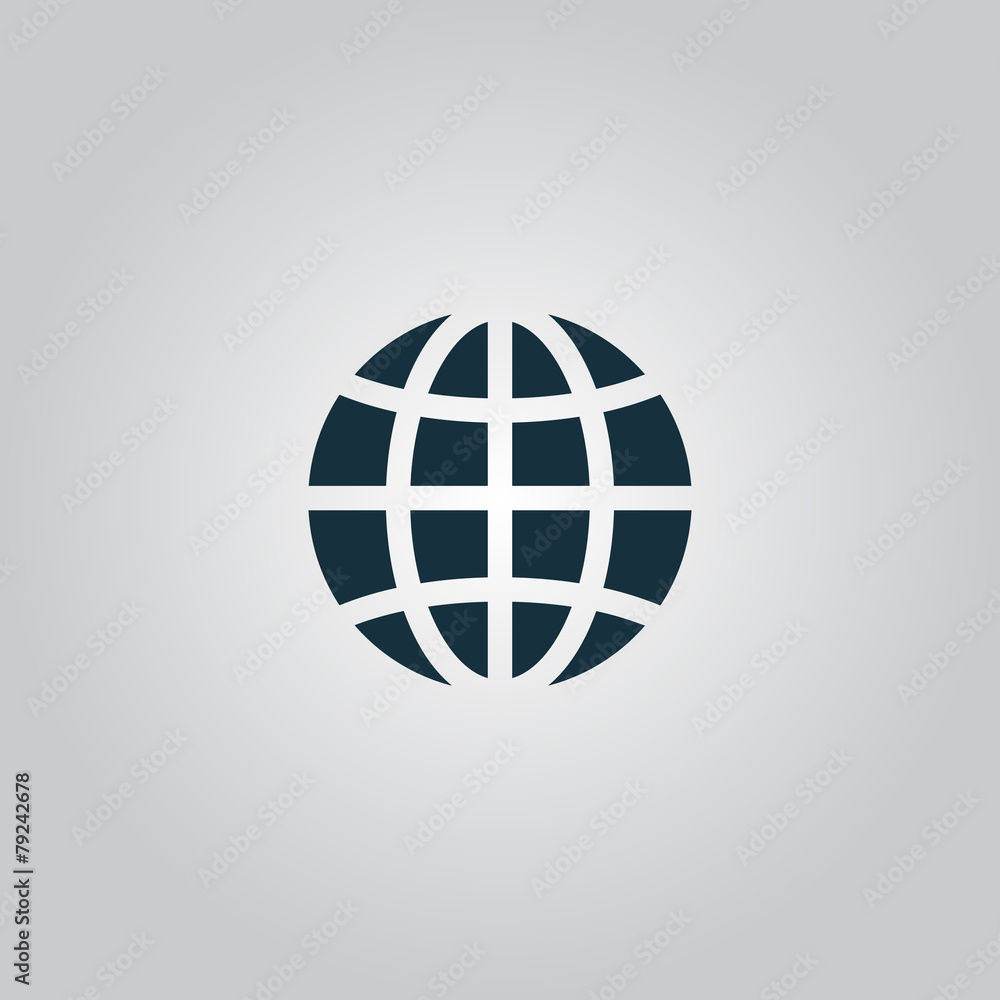Earth Globe Emblem