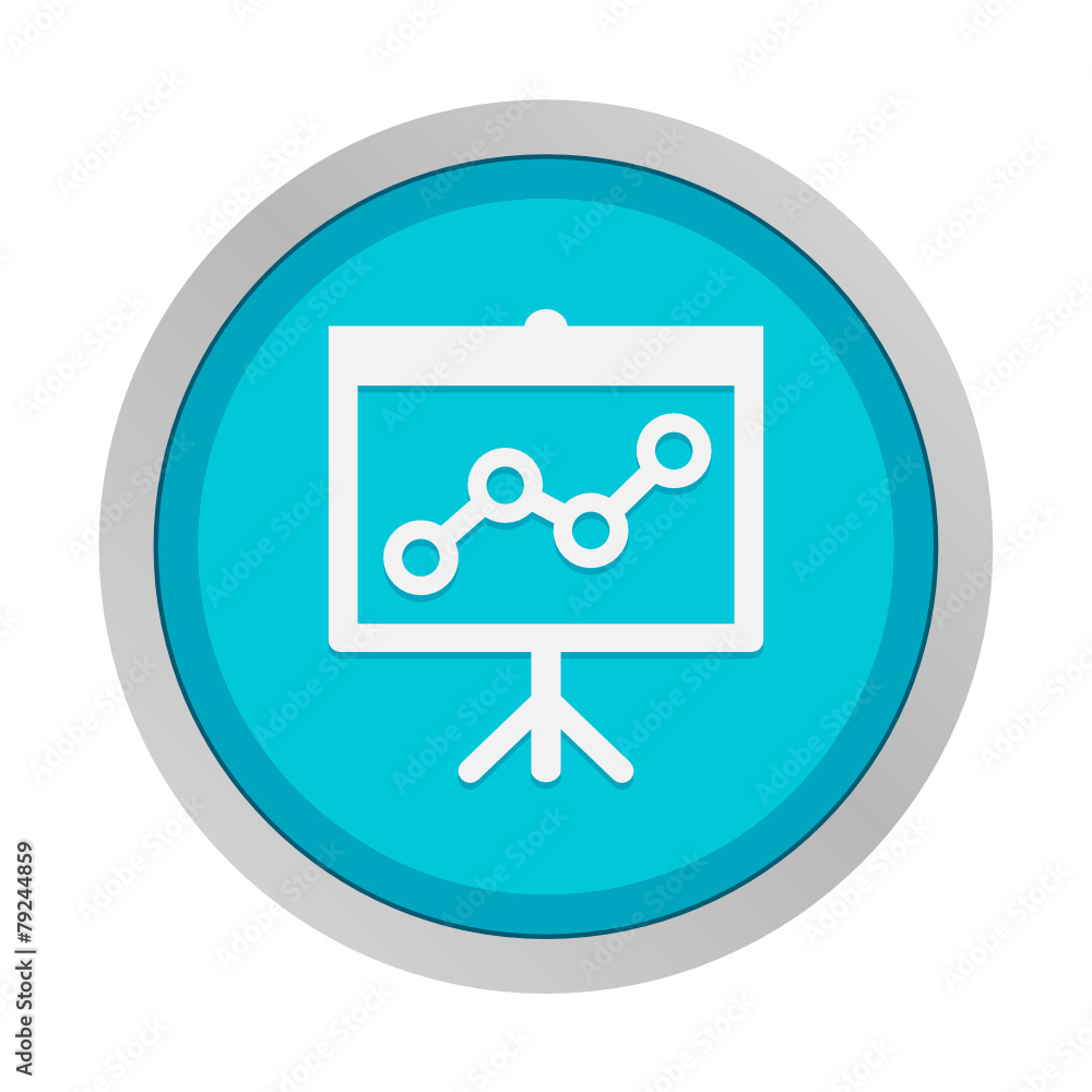 Flat App Button Flat App Button