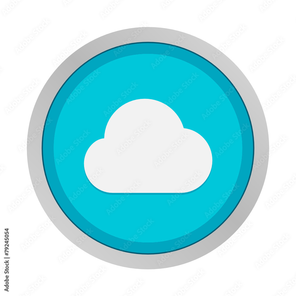 Flat App Button Flat App Button
