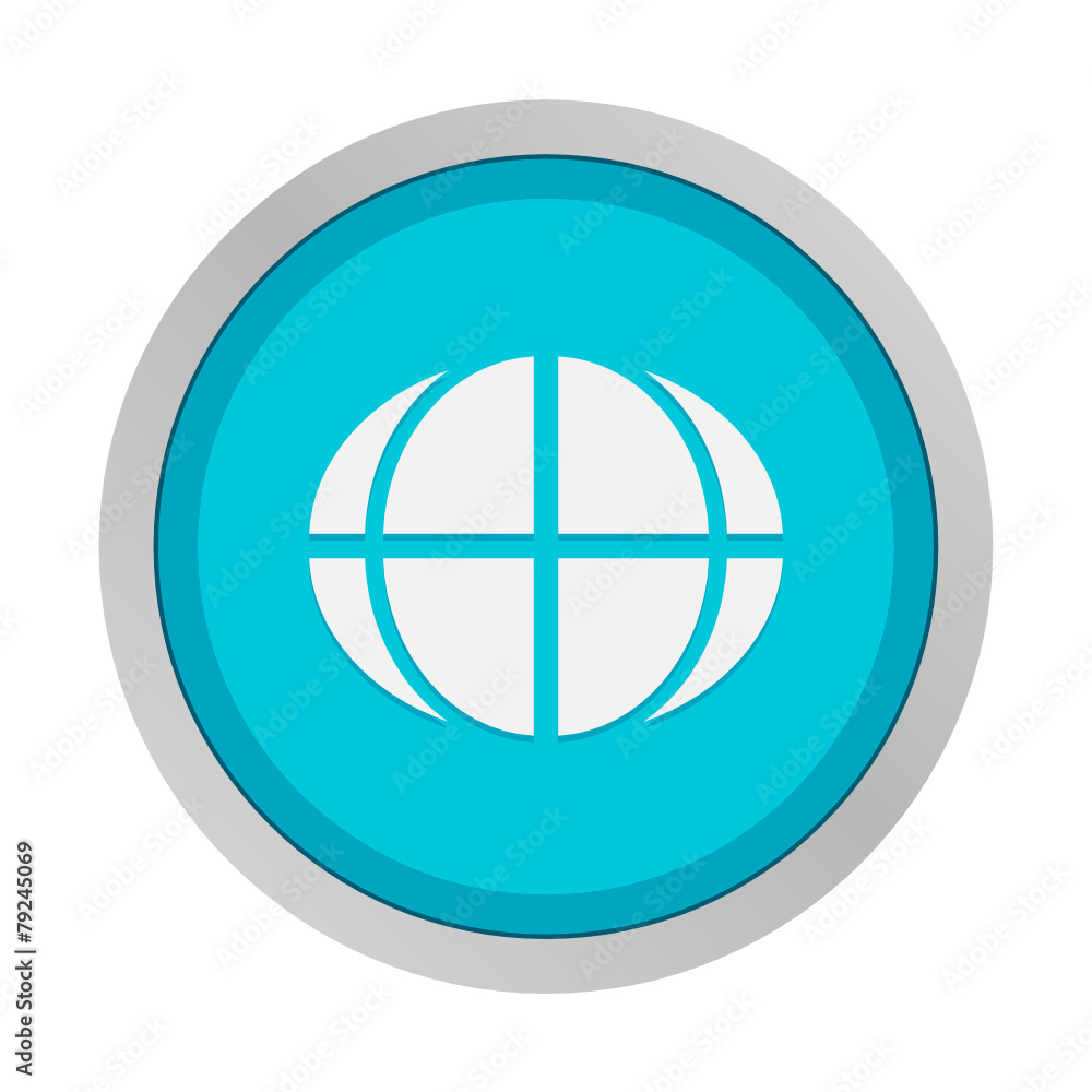 Flat App Button Flat App Button