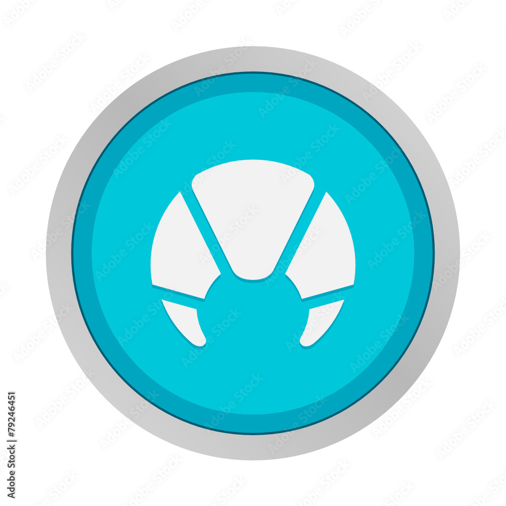 Flat App Button Flat App Button