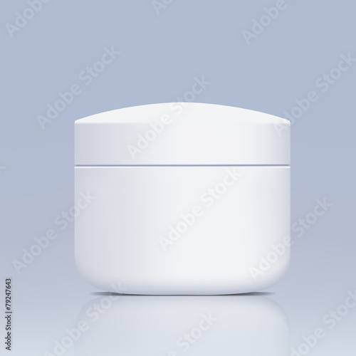 plastic jar for cosmetics