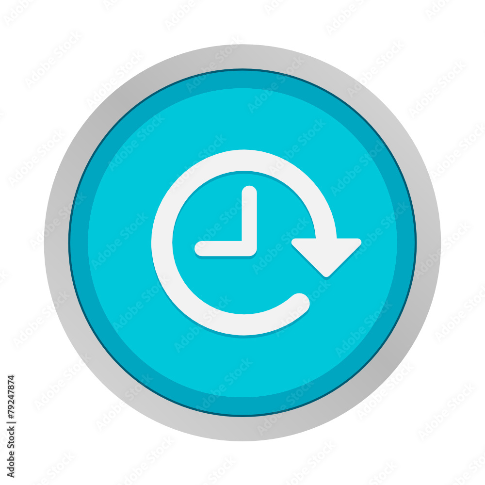 Flat App Button Flat App Button