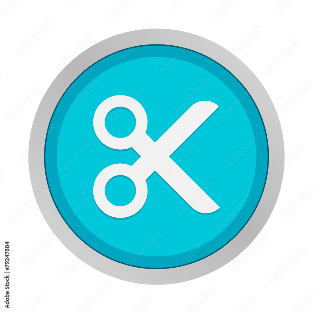 Flat App Button Flat App Button