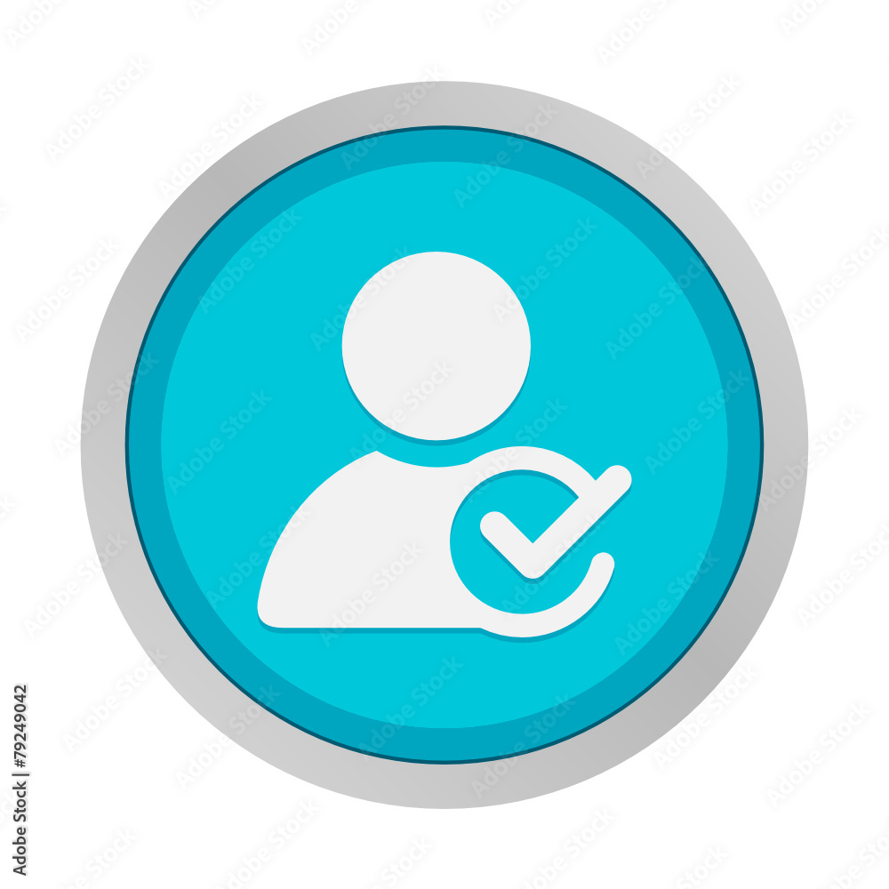 Flat App Button Flat App Button