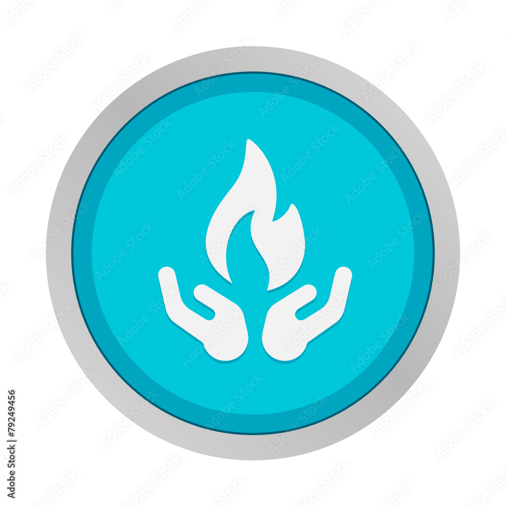 Flat App Button Flat App Button