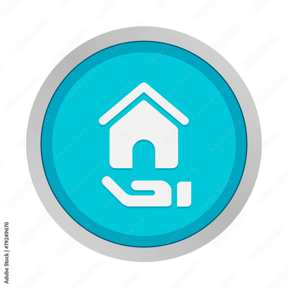 Flat App Button Flat App Button
