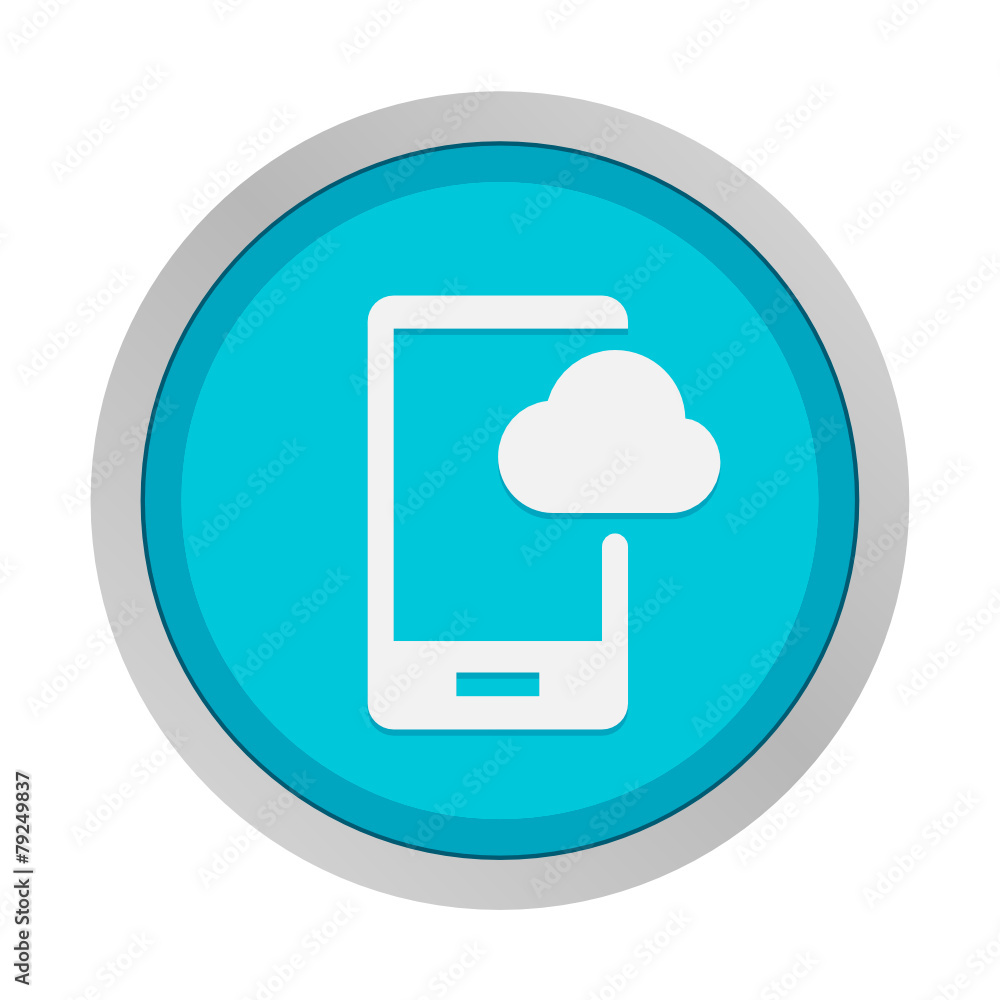 Flat App Button Flat App Button