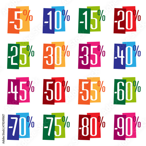 Etiquettes réduction