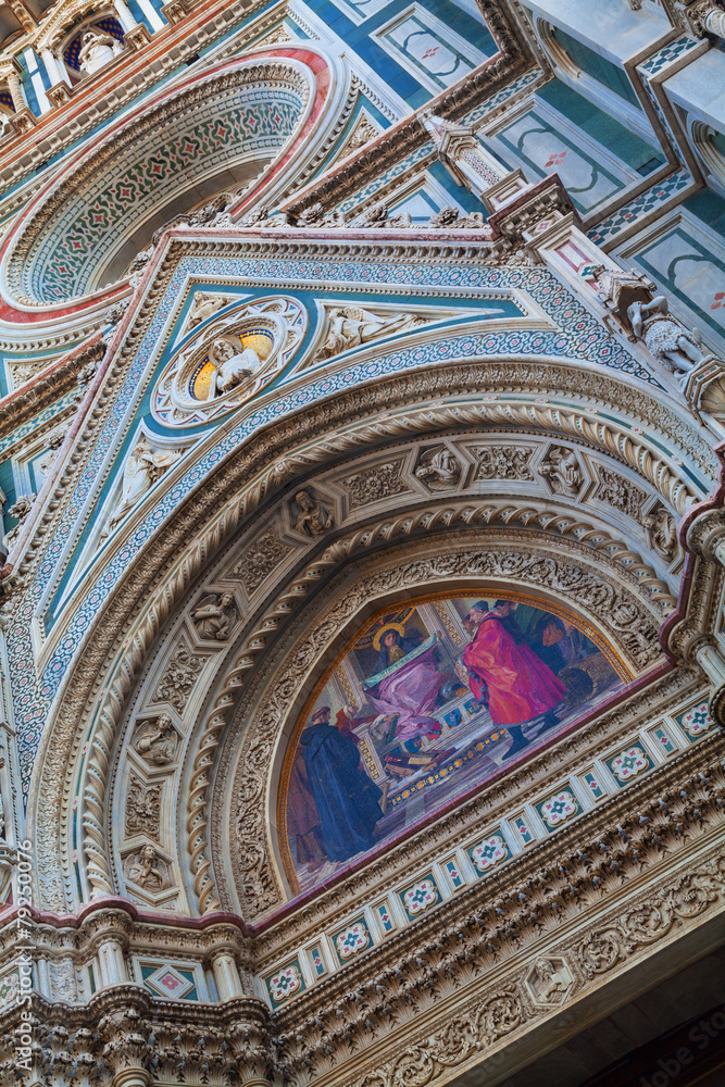 Detail of Cathedral of Florence, Italy