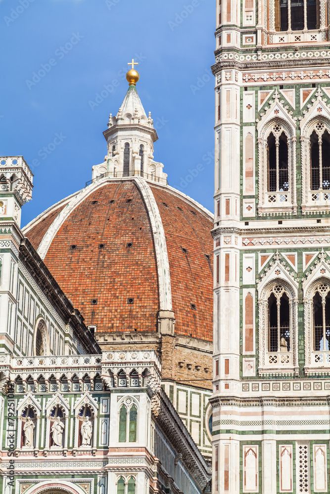 Detail of Cathedral of Florence, Italy