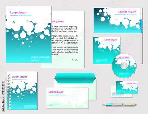 corporate identity template. Vector company style for brandbook