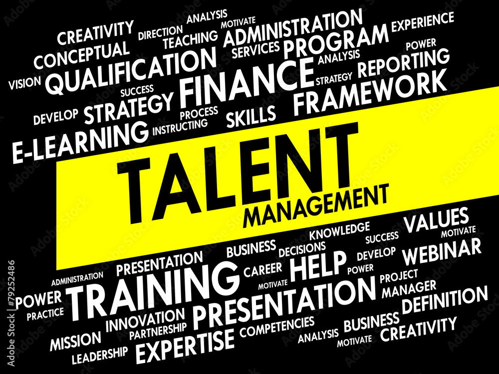 Word cloud of Talent Management related items Word cloud of Talent Management related items