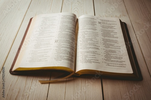 An Open bible
