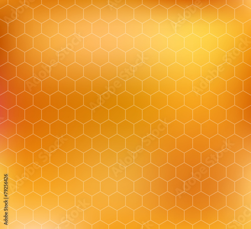 vector pattern with honeycombs