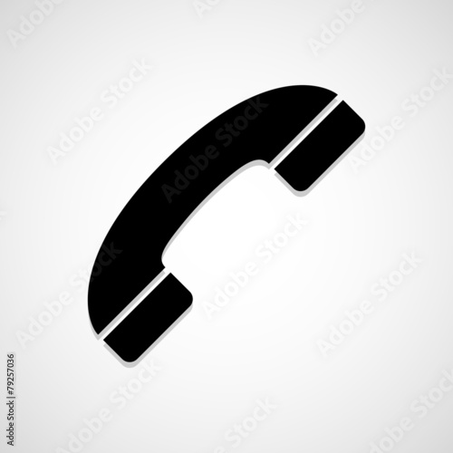 Telephone icon great for any use. Vector EPS10.