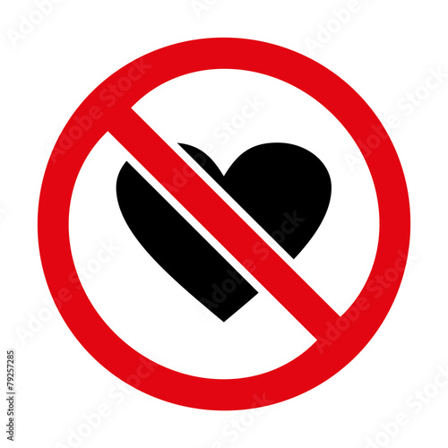 No love icon great for any use. Vector EPS10.