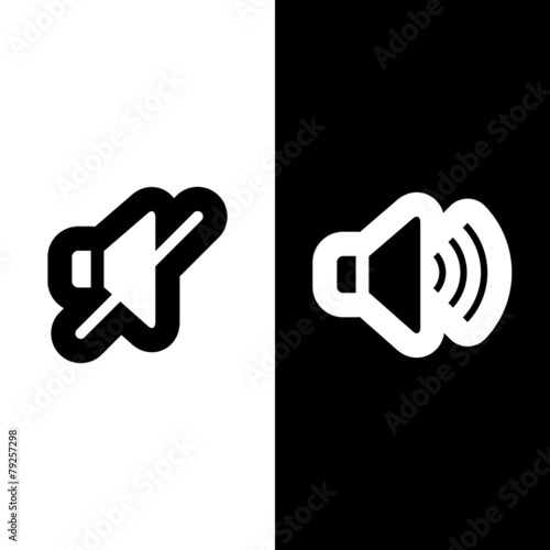 Sound icons set great for any use. Vector EPS10.