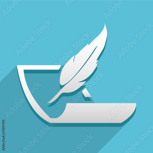 Writting icon great for any use. Vector EPS10.