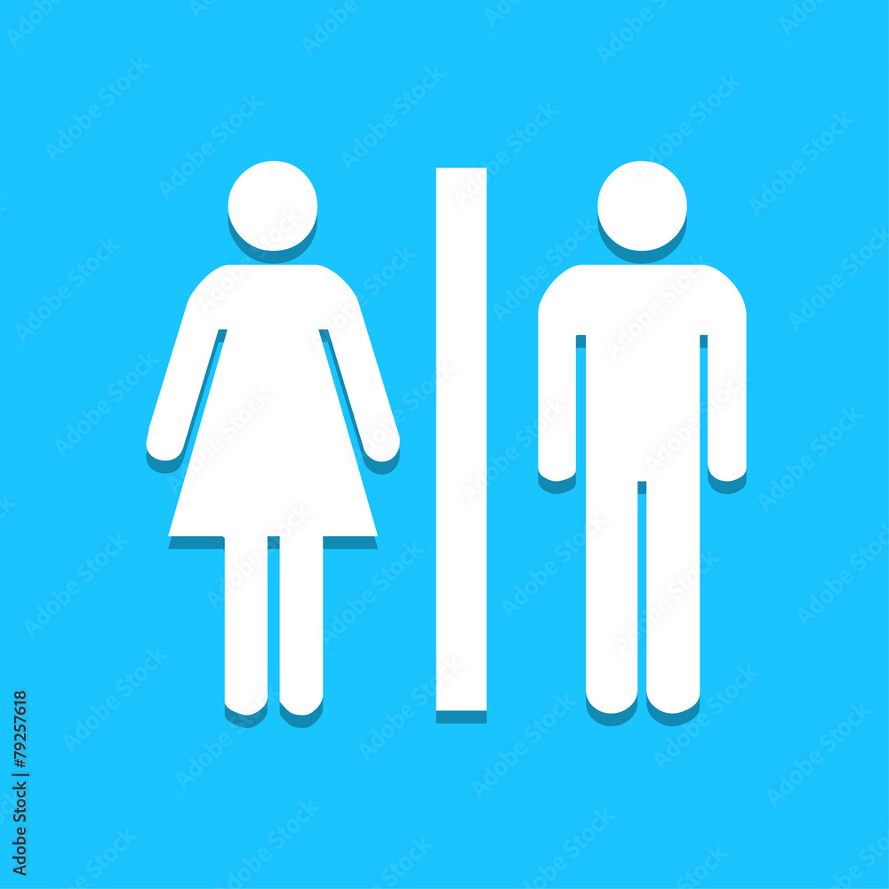 Toilet icon great for any use. Vector EPS10. Toilet icon great for any use. Vector EPS10.