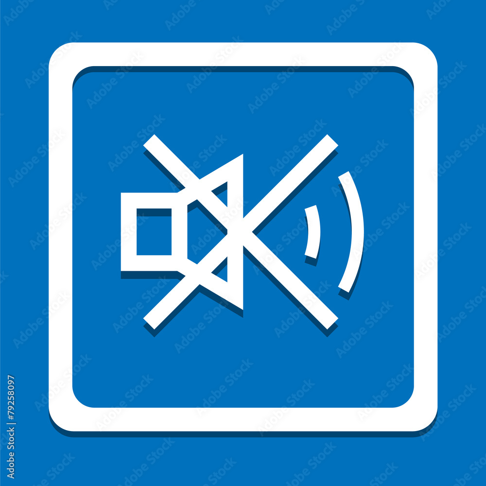 No Sound icon great for any use. Vector EPS10. No Sound icon great for any use. Vector EPS10.